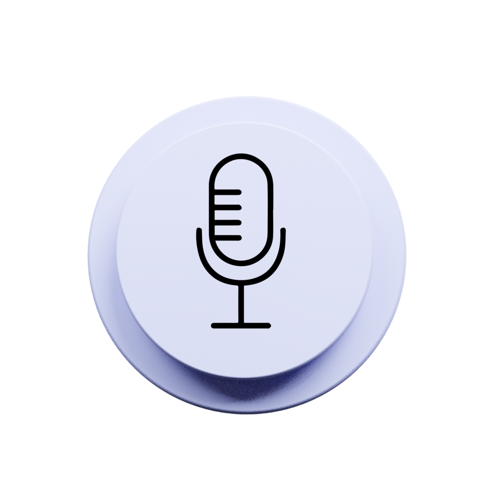 microphone icon on button png