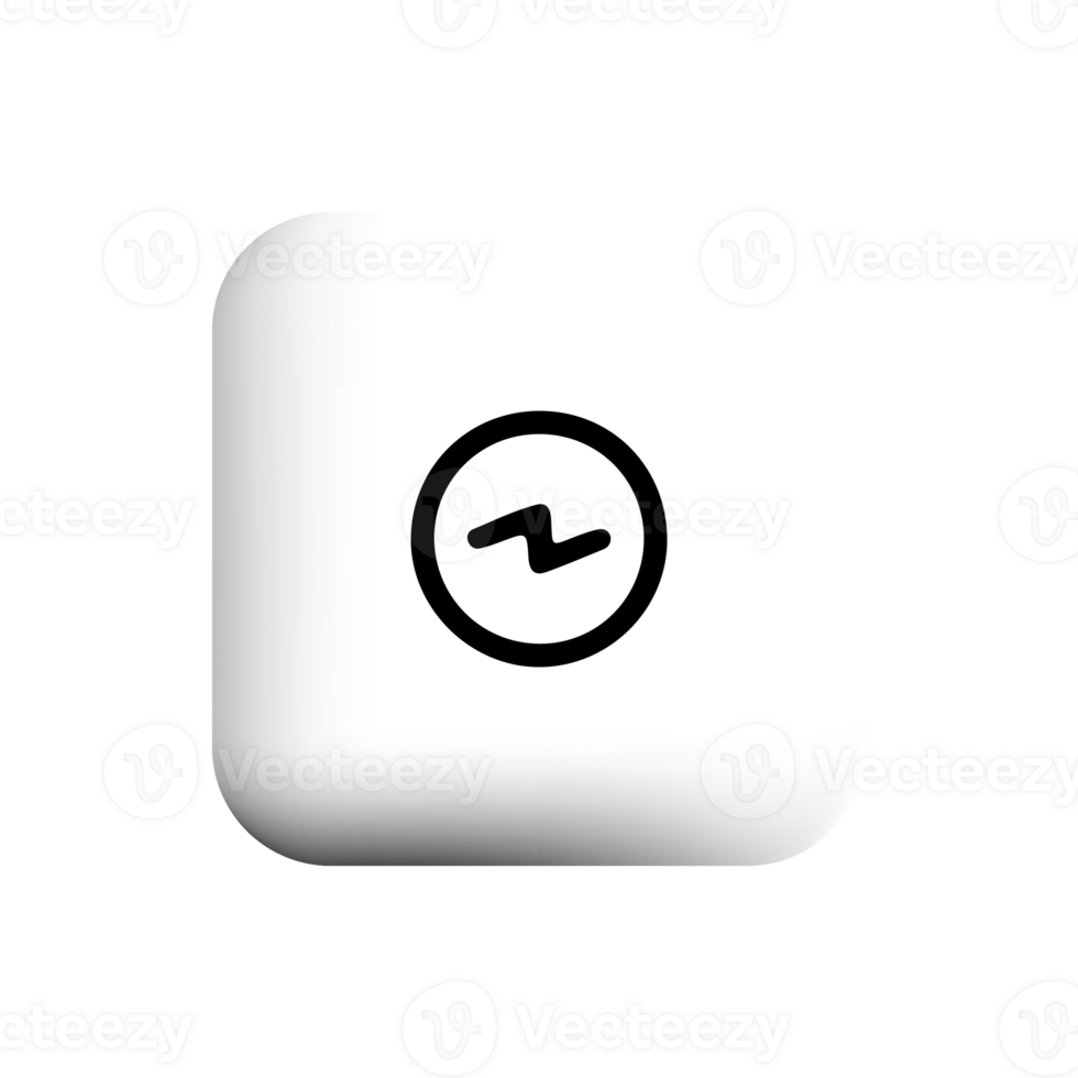 Messenger icon on square png