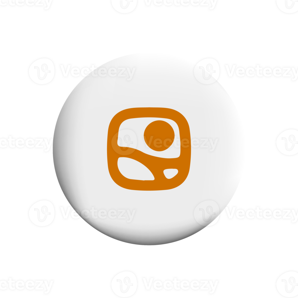 Image icon symbol on circle png
