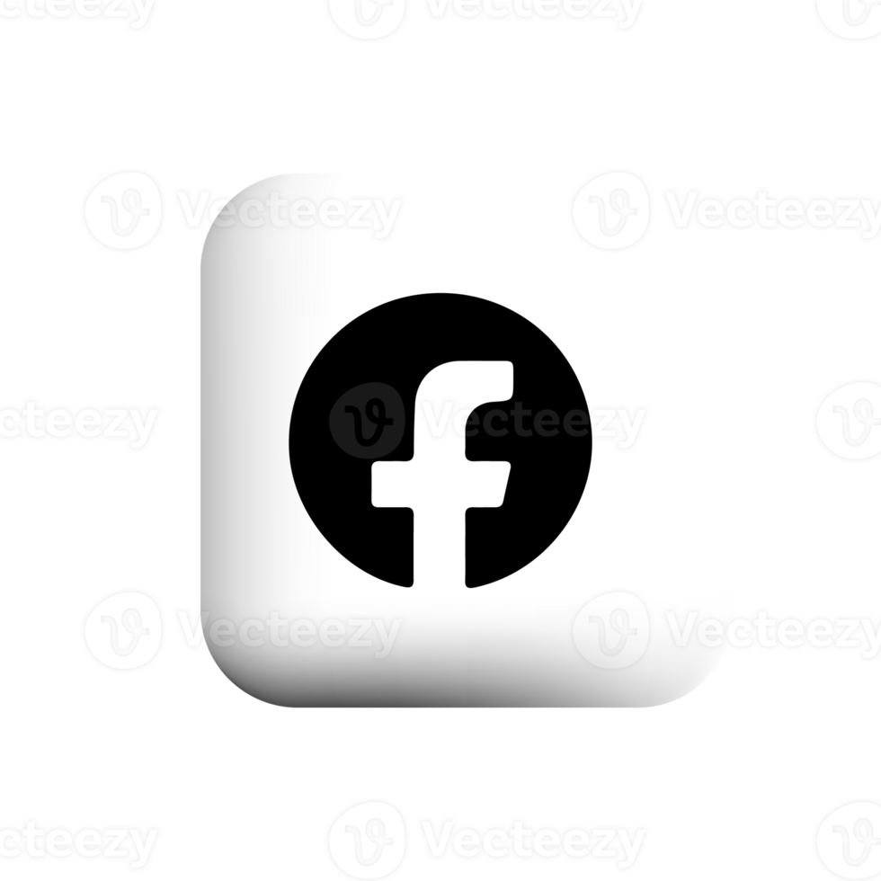 facebook icon on square png