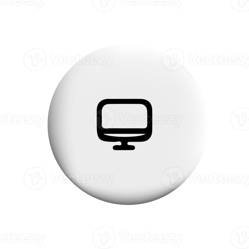 computer monitor icon desktop symbol png