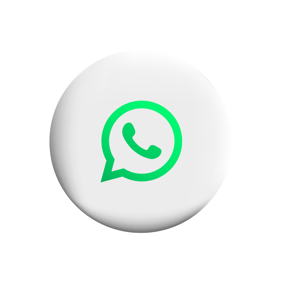 whatsapp icon on white square shape png