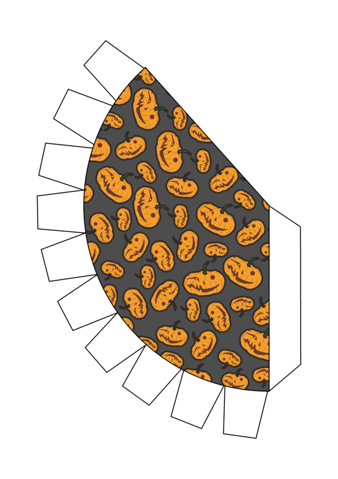 Conical Witch Hat Inspired by Halloween Spooky Atmosphere png