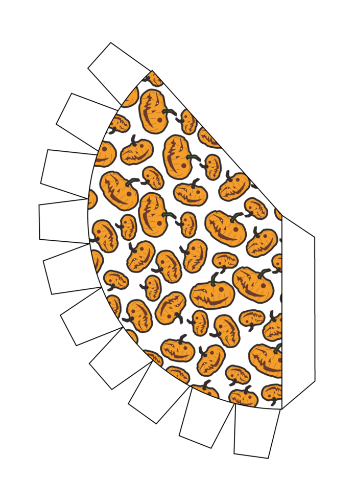 Halloween Witch Hat with a Creepy Yet Charming Design png