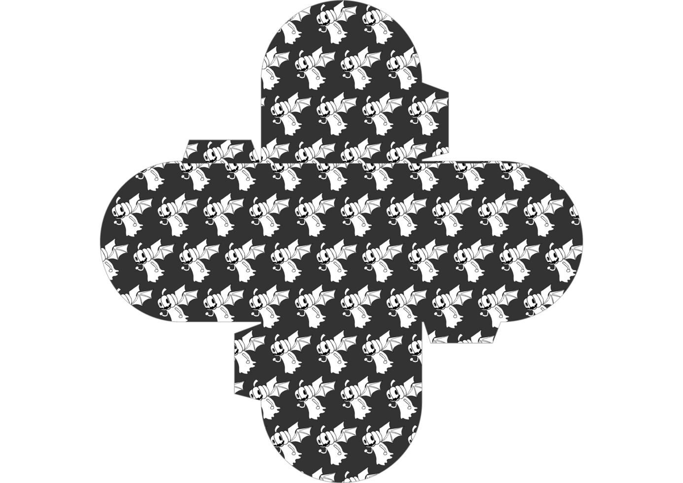 Enchanting Pumpkin Witch Pattern for Halloween Box png