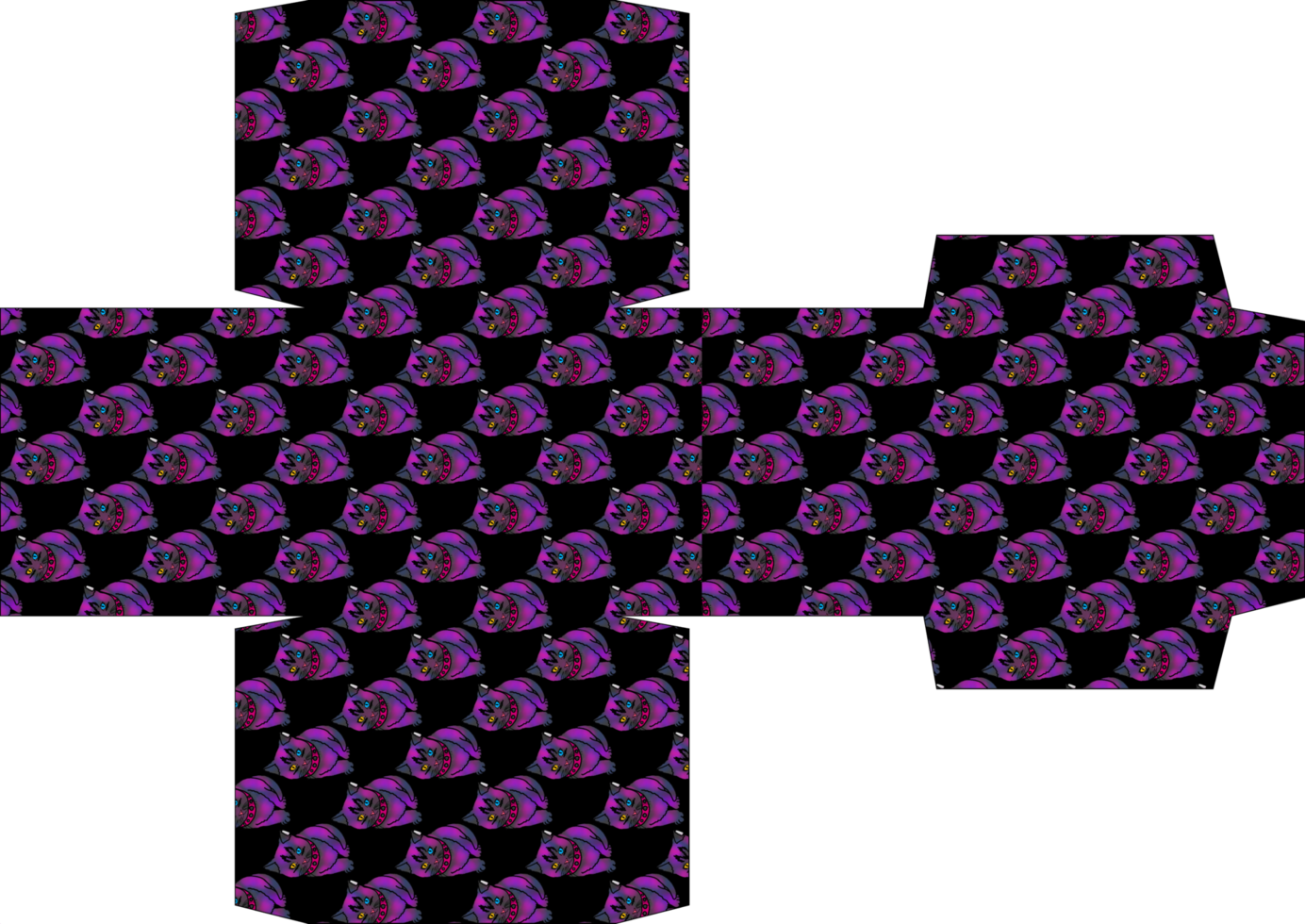 Playful Kitten Art Gift Box png