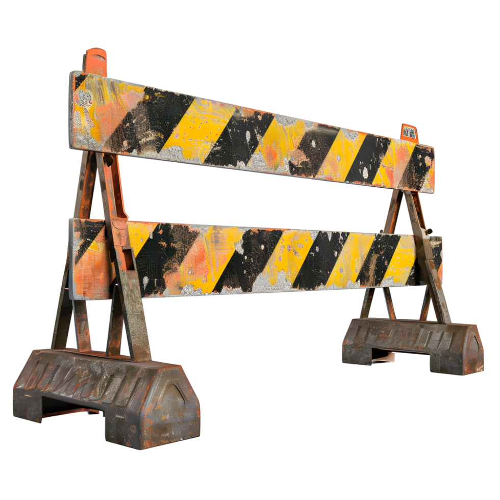 Wooden Gate with Horizontal Planks Isolated on Transparent Background png