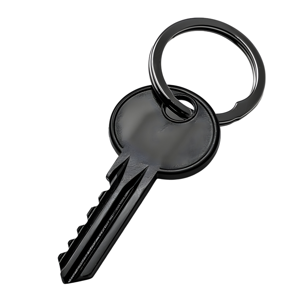 Vintage Skeleton Key with Intricate Design Isolated on Transparent Background png