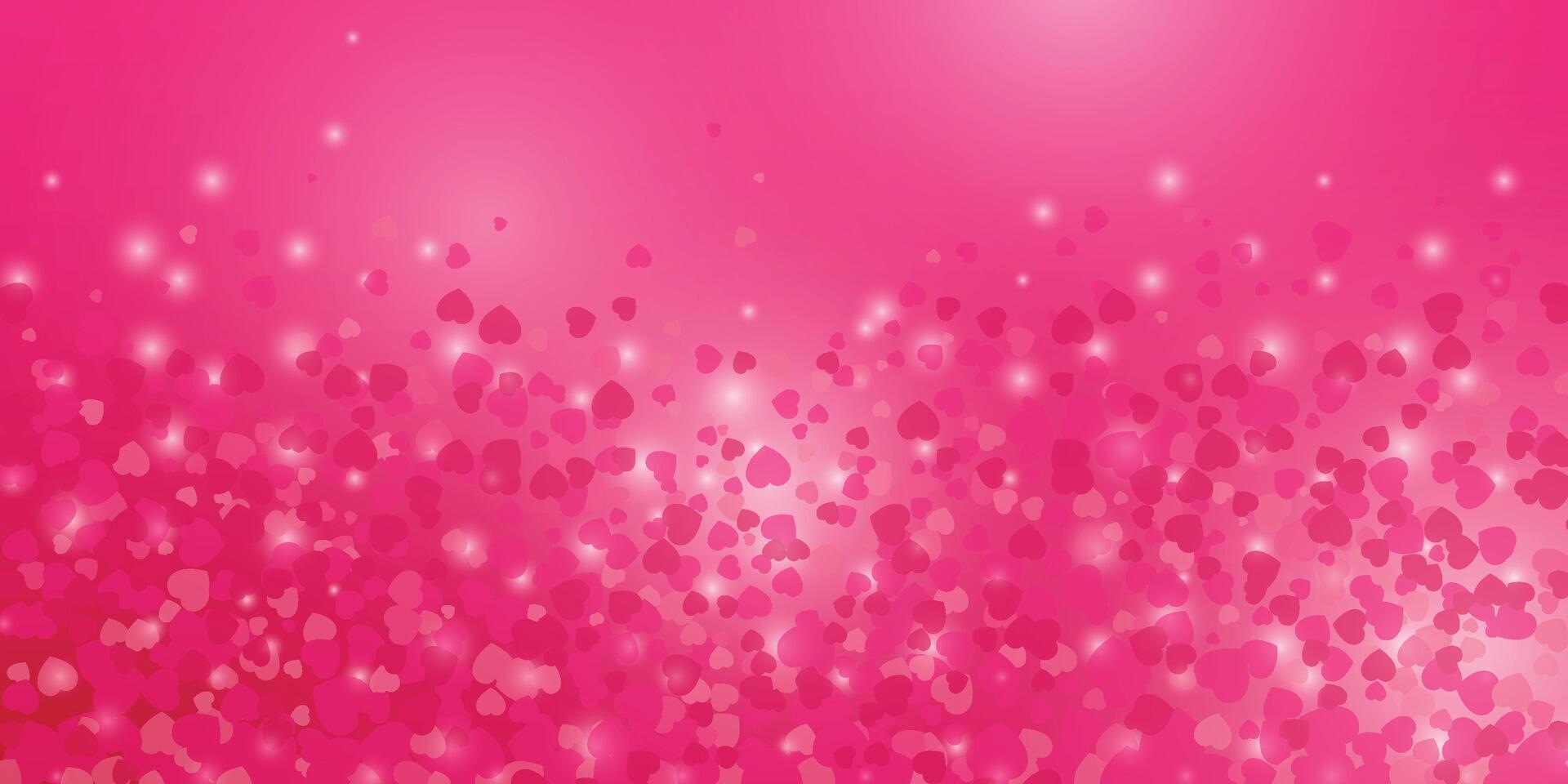 Red heart on pink background for Mothers Day and Valentine Day love banner design with blank space.Paper hearts. Valentines day poster with flying red heart. stock illustration vector
