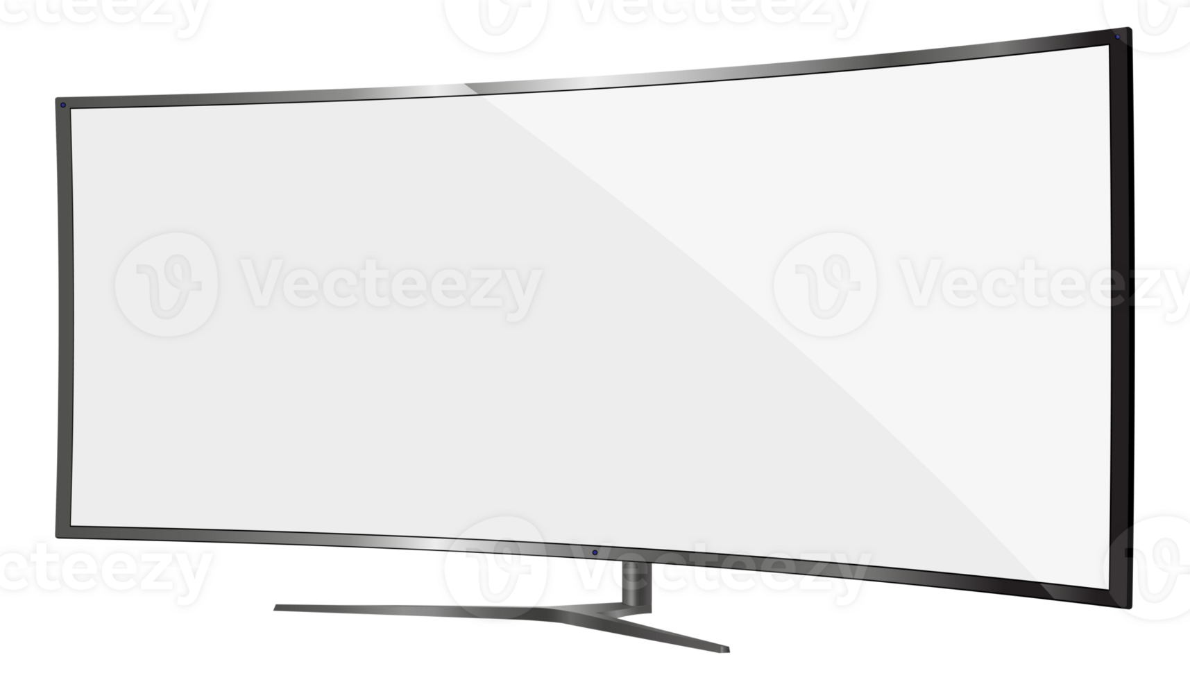 TV screen curved,4k Modern lcd Panel,Led,Plasma. Blank Computer Pc Monitor Display mockup.Television Template Wide flat screen,Graphic design element for Catalog,Web Site,Mock Up png