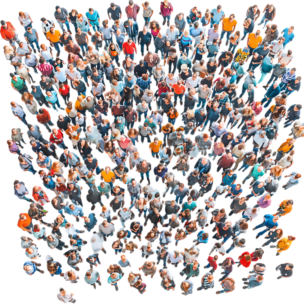 Friends of All Ages overTransparent Background for Social Campaigns, Community Projects, or Friendship-Themed Branding png
