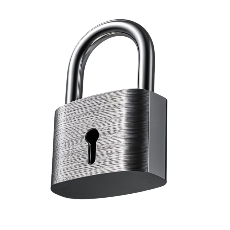 A Metal padlock png