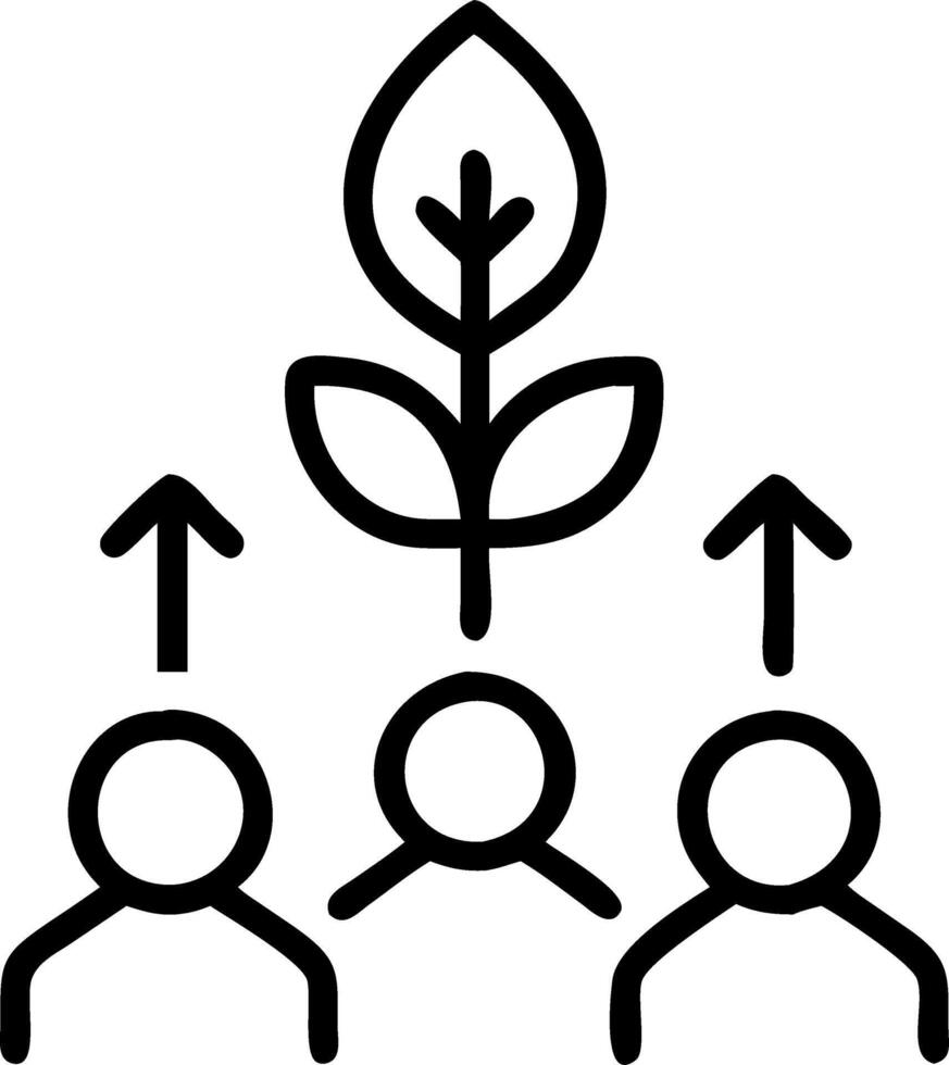 yield and results and sustainability vector