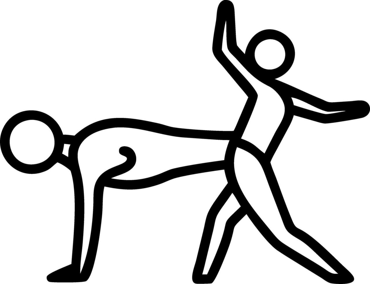 wellness yoga practices flowing sequences mindful poses deep breathing body awareness stability vector