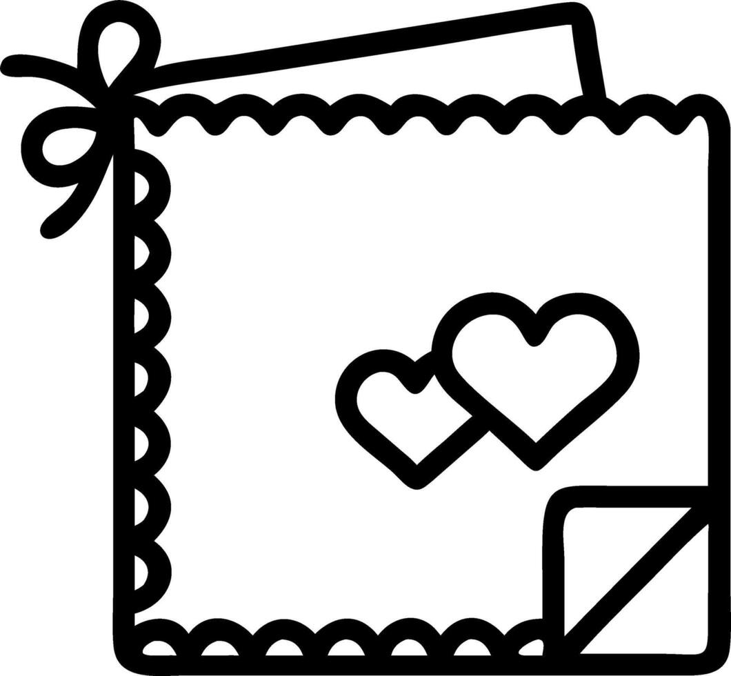 valentine scrapbook ideas placed pastel paper lace trimmings tiny tokens collected memories vector