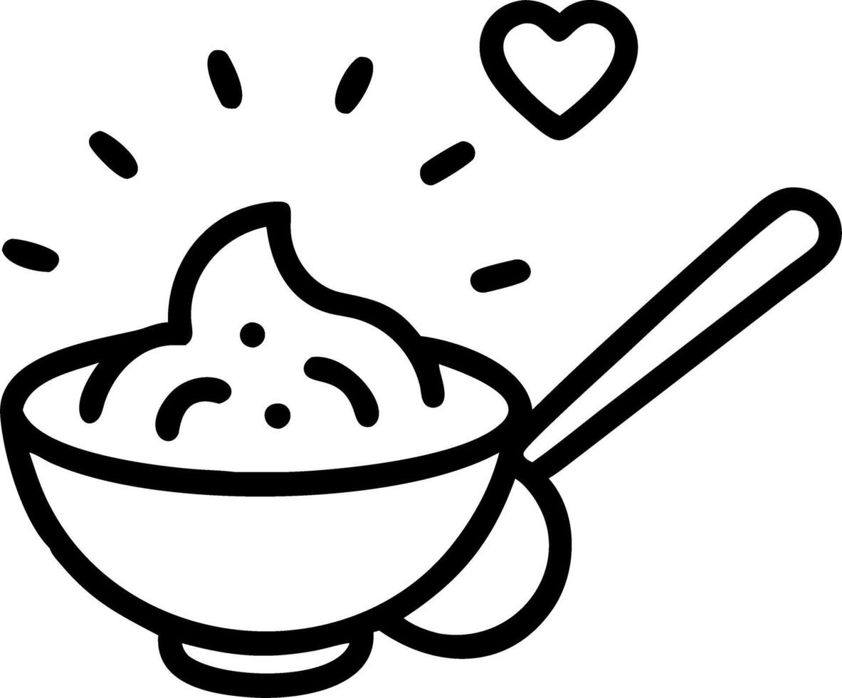 valentine romantic recipes vector