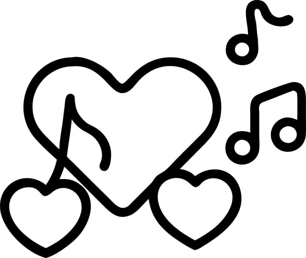 valentine romantic playlists vector