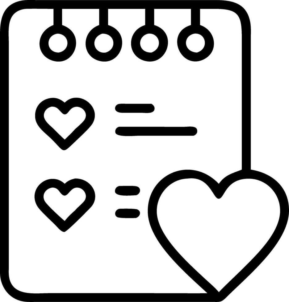 valentine event planning vector