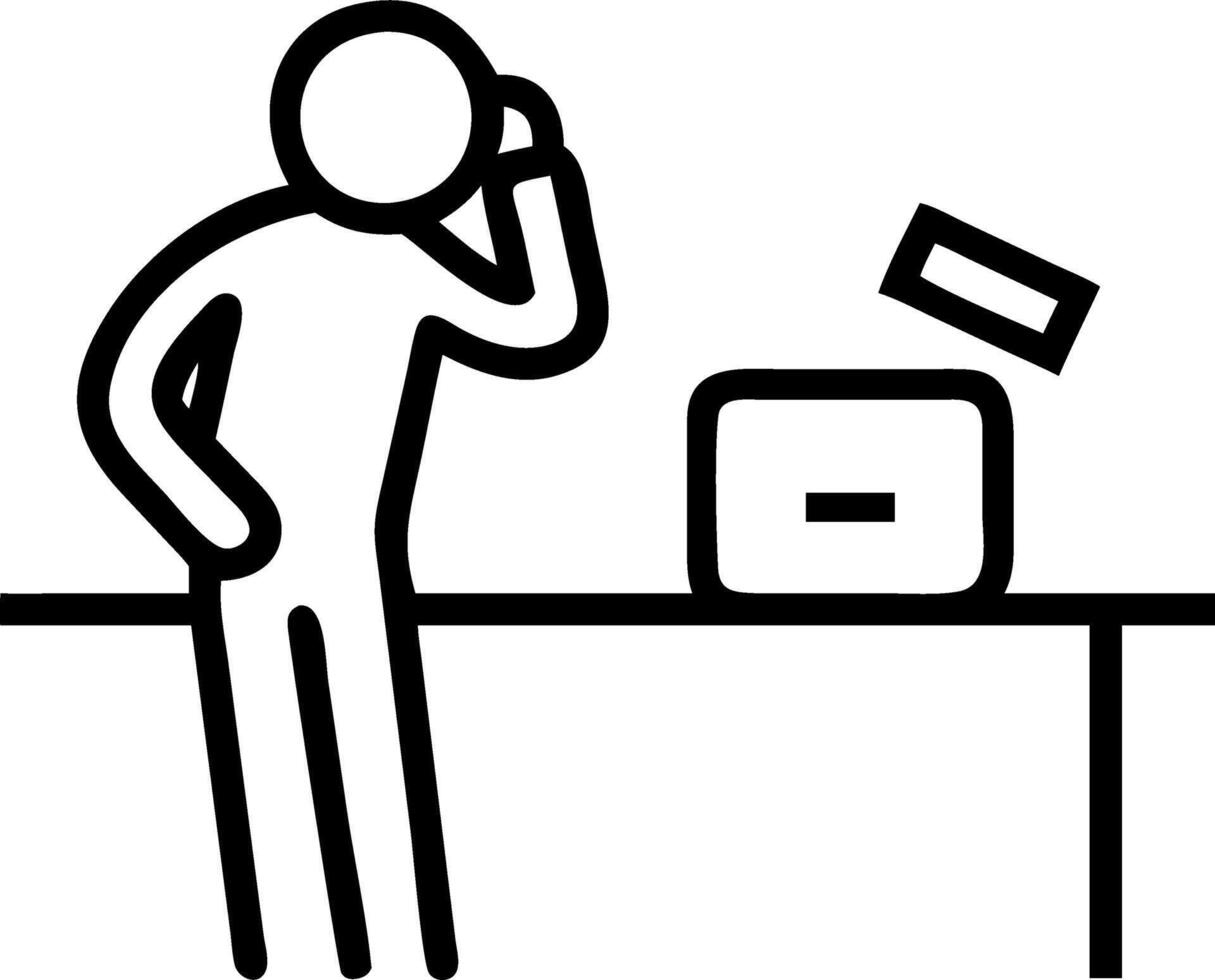 Stressed filer in minimal office searches tax professional near me hoping for guidance local expertise within reach vector