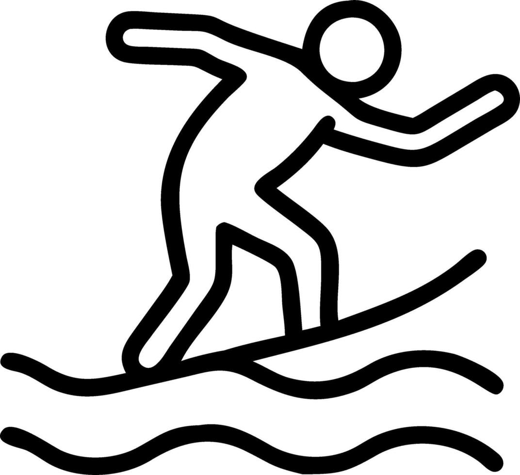 seascape and water and surf vector