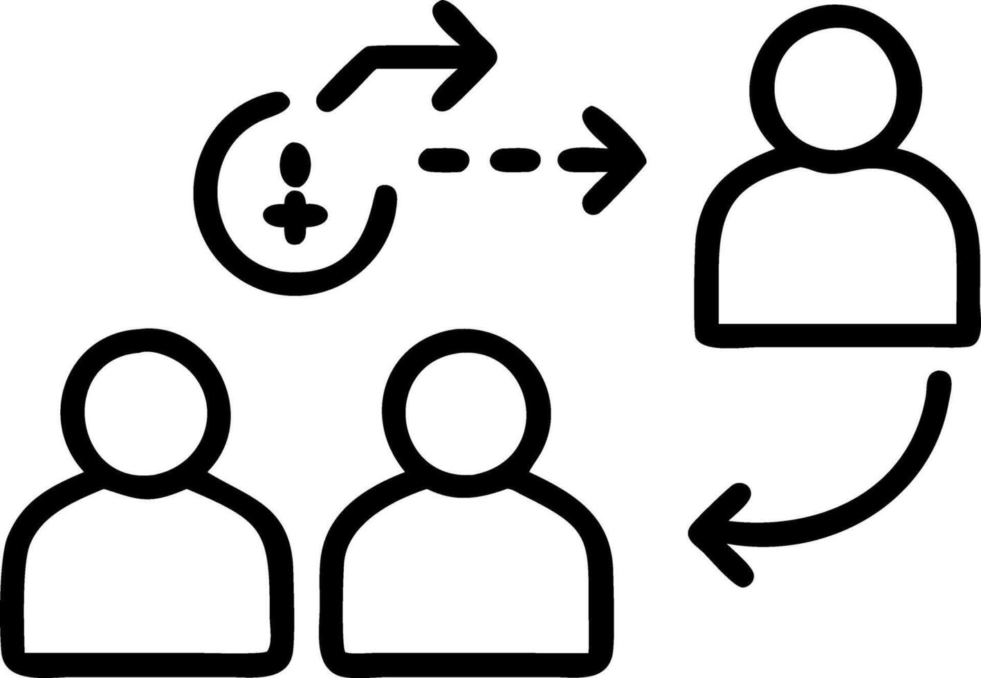 sale and marketing and customer and conversion vector