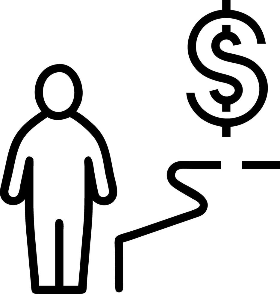 Role play advisor stands white expanse guiding funds toward retirement goals building legacy steady glides vector