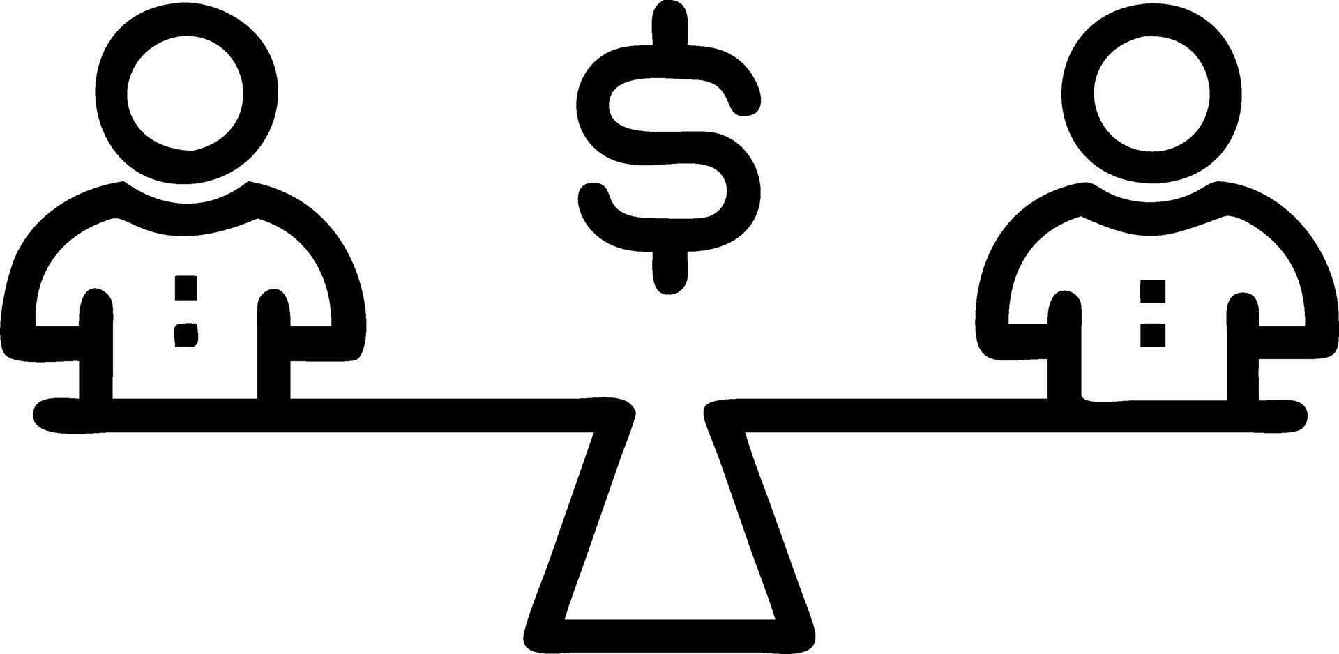 risk reward and investment and balancing vector