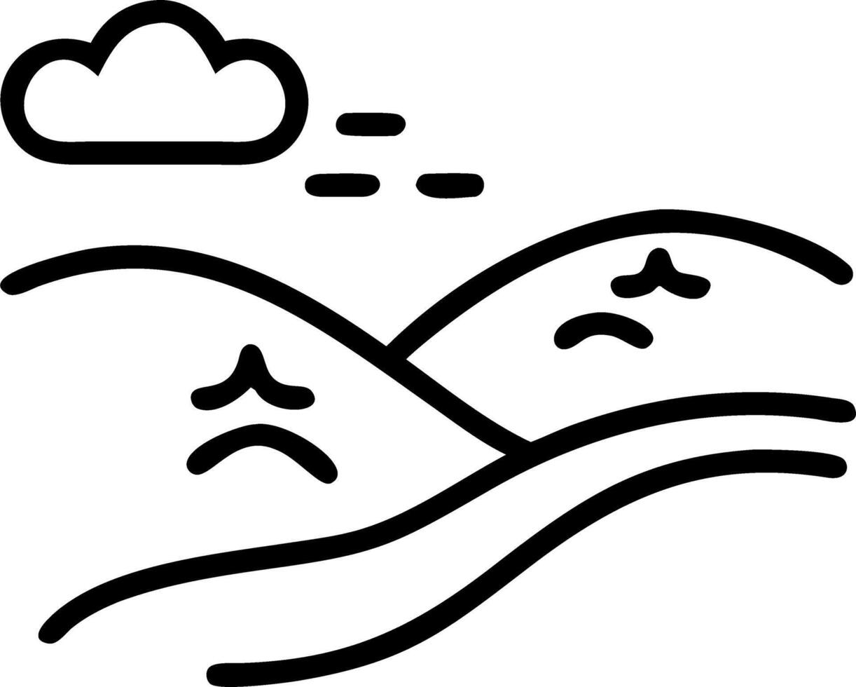 relax scenic hikes vector