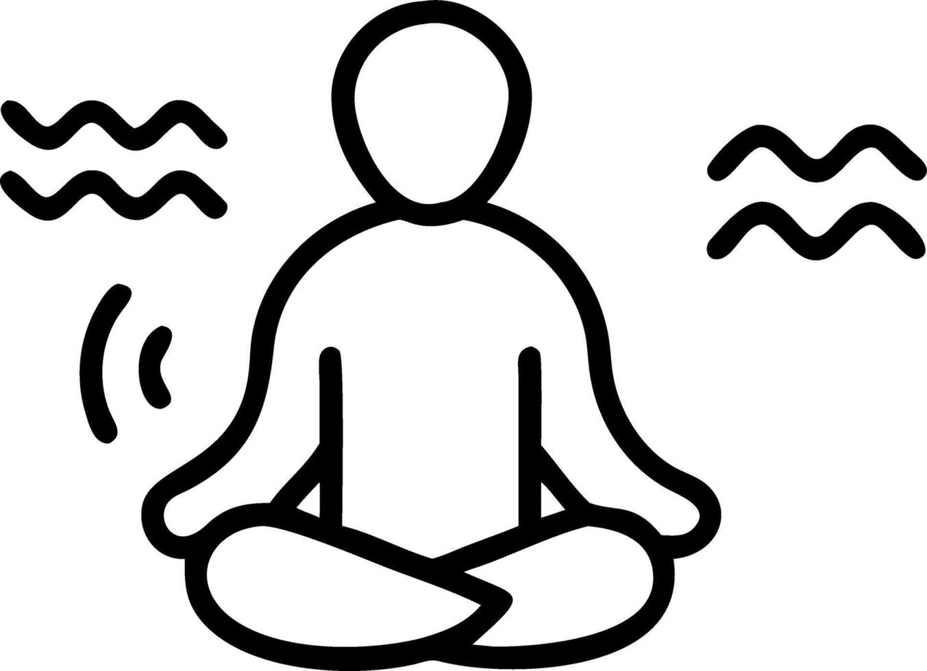 relax inner peace vector