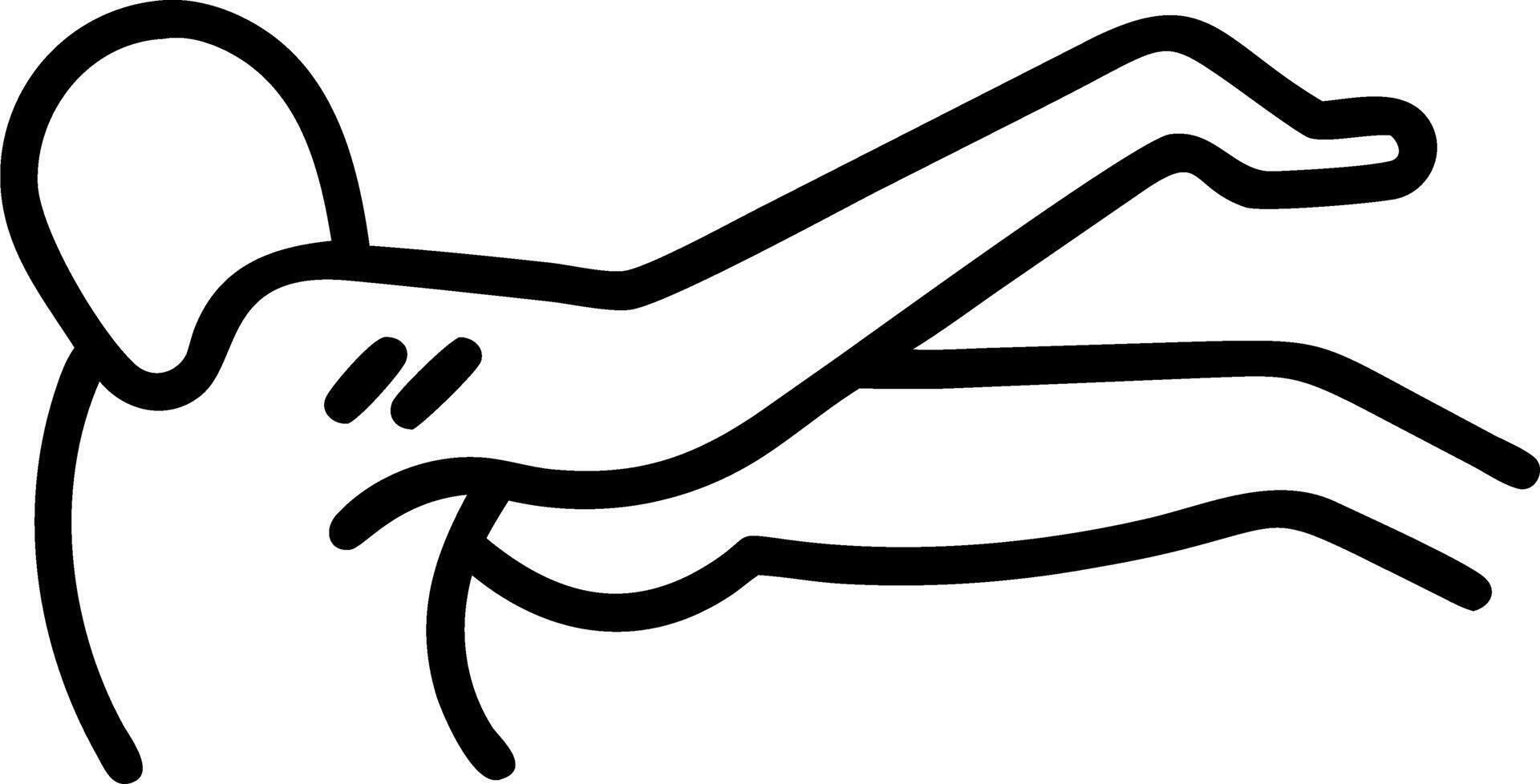 relax gentle stretches vector