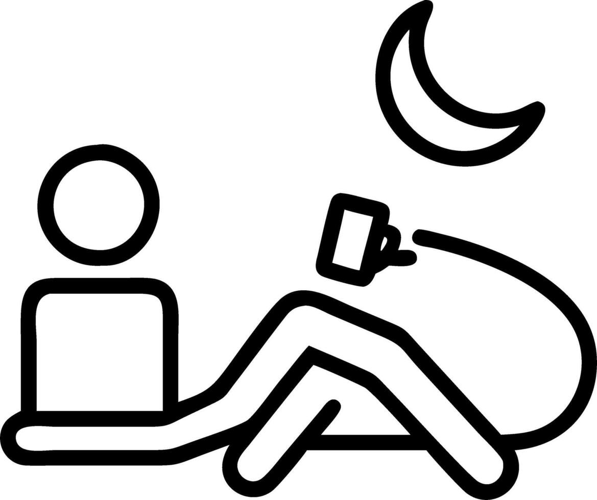 relax bedtime rituals vector