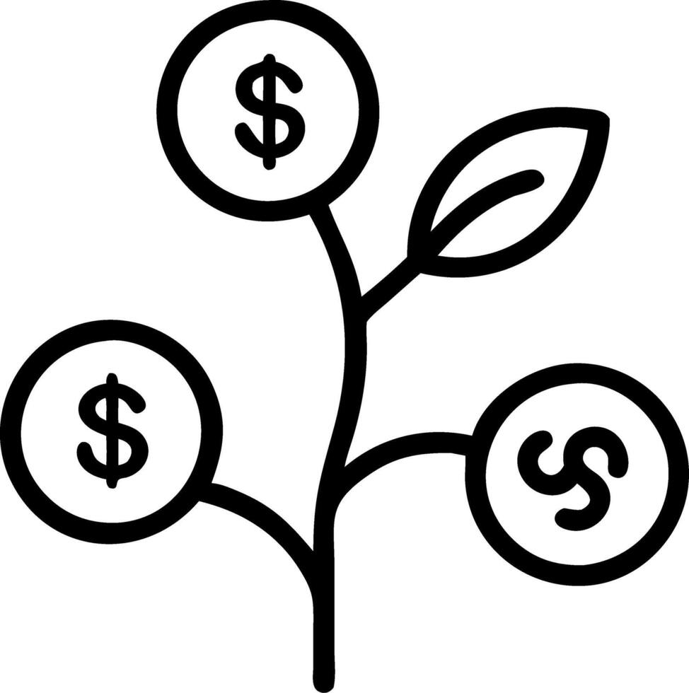 profit management and revenue and sustainability vector