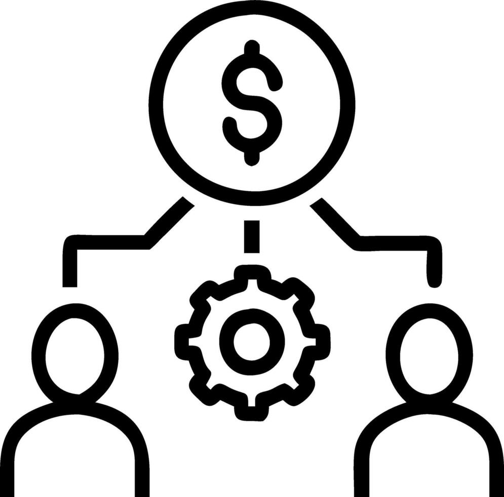profit management and performance and efficiency vector