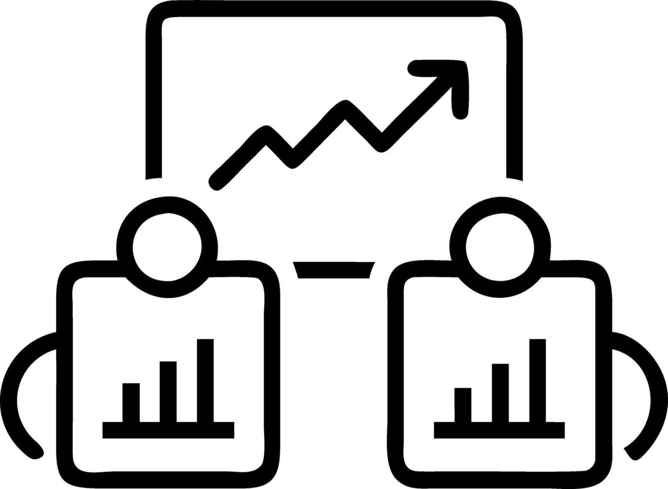 profit management and investment and metrics vector