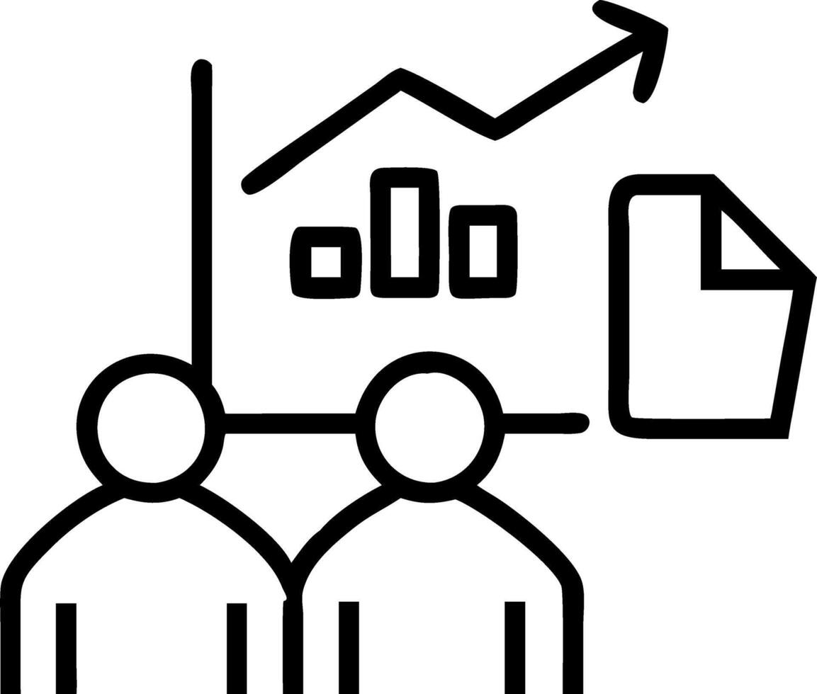 profit management and growth and planning vector