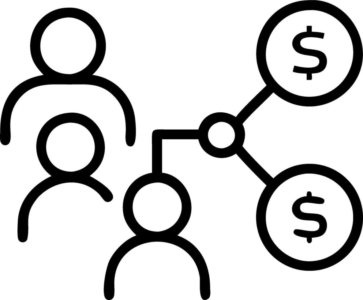 profit management and budgeting and tracking vector