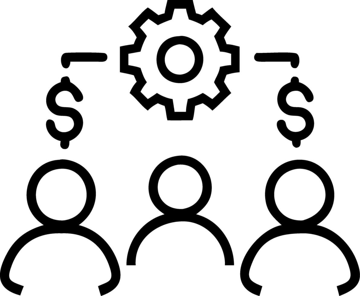profit management and budgeting and goals vector