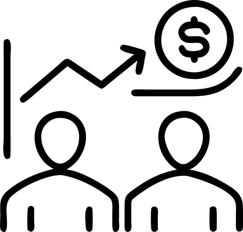 profit management and analysis and metrics vector