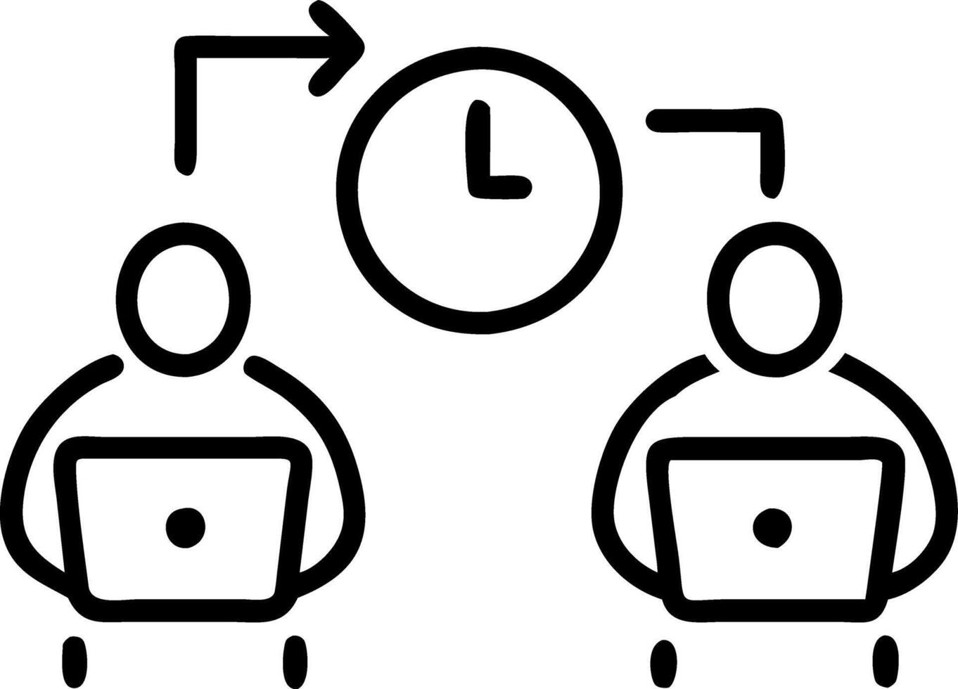 productivity and time management and tools vector