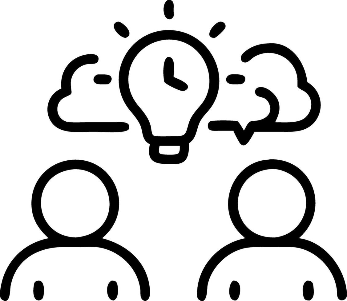 productivity and time management and innovation vector