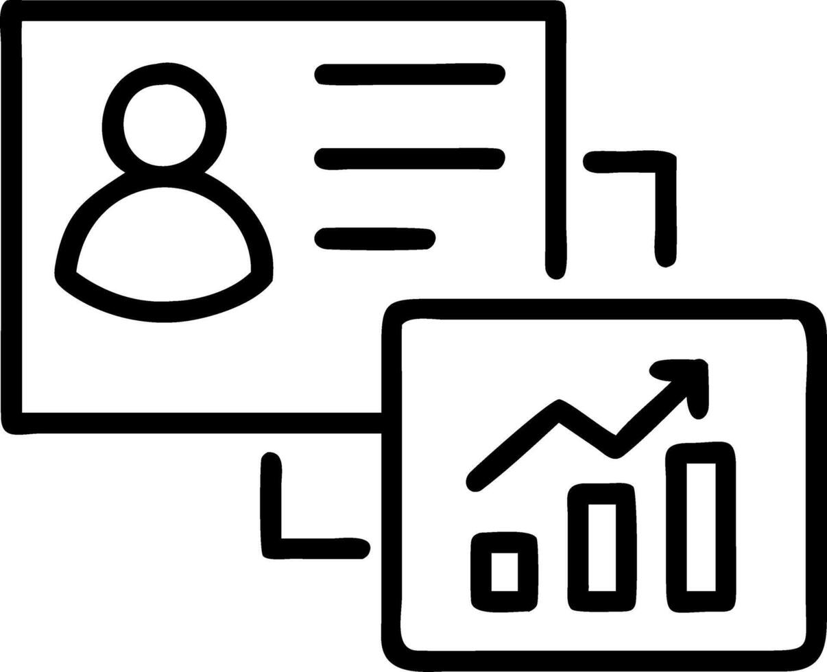 productivity and focus and tracking vector