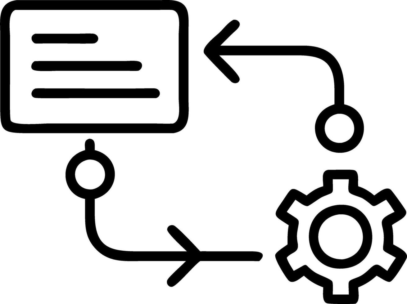 productivity and efficiency and process vector