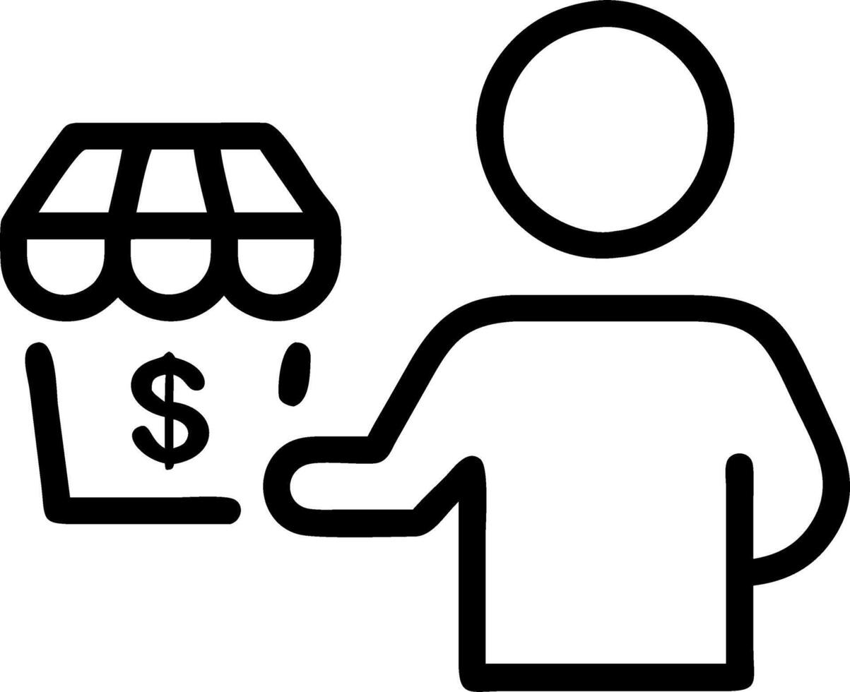 passive income Shopify store vector