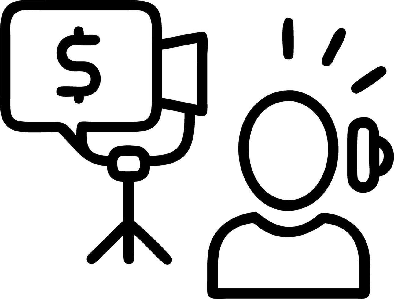 passive income podcasting vector