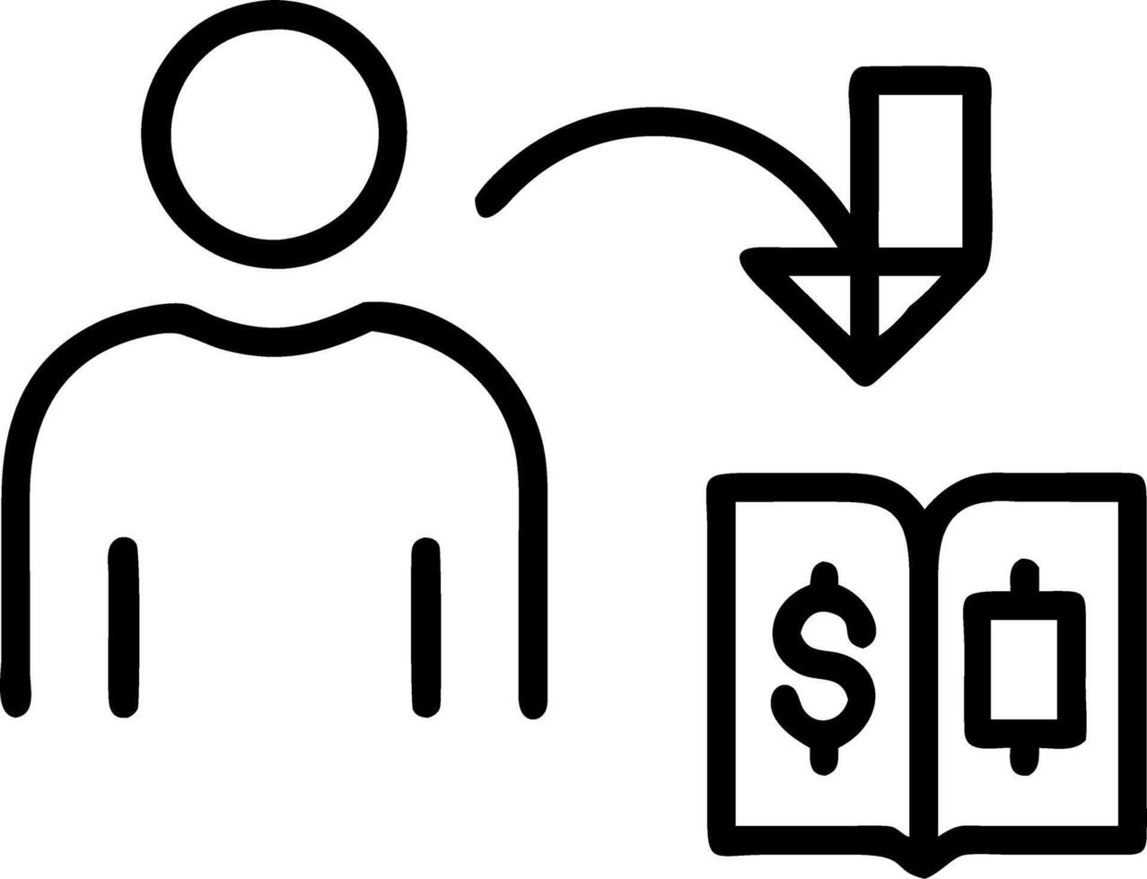passive income flipping books vector