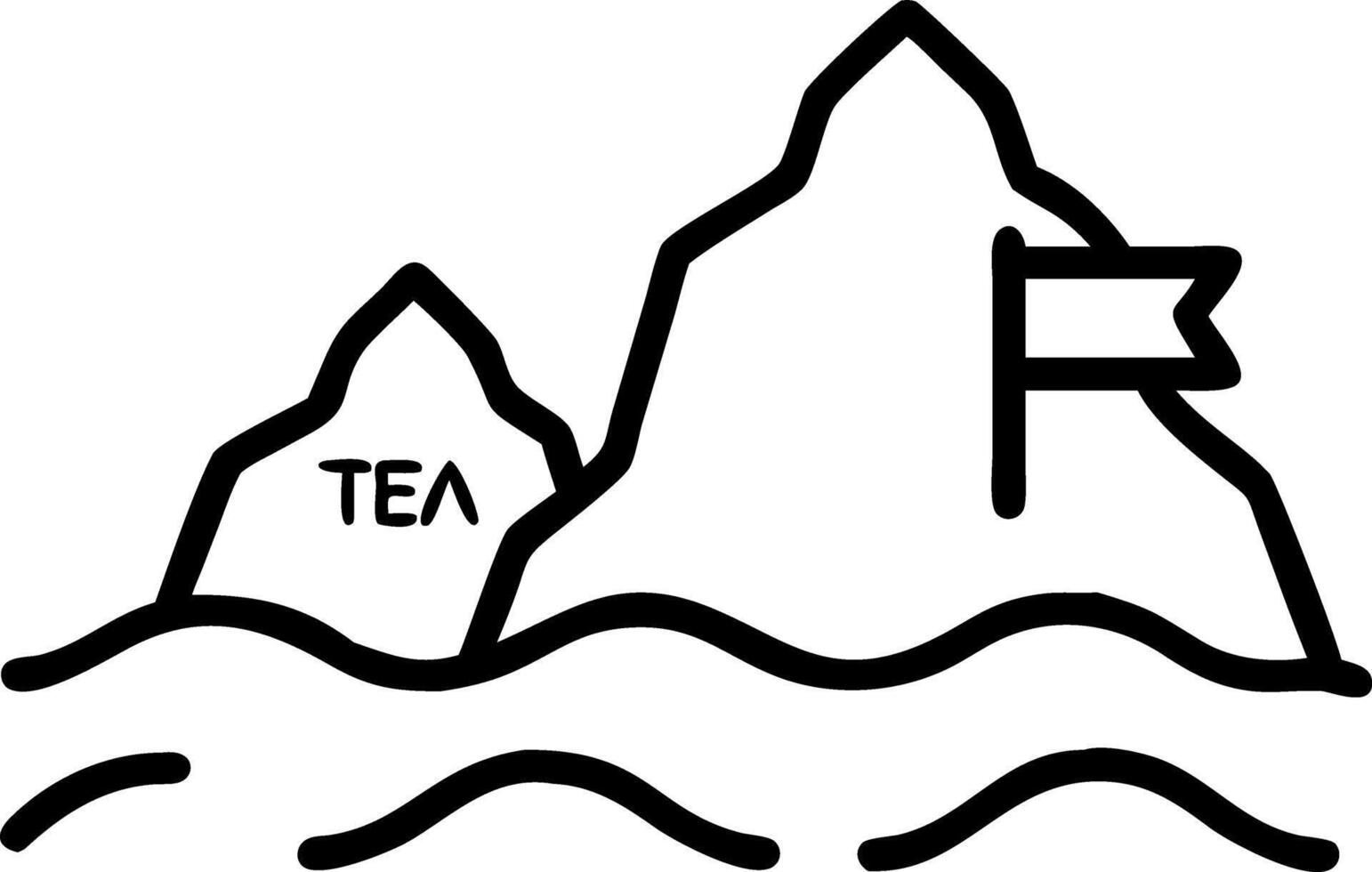 landscape and hills and terrain vector