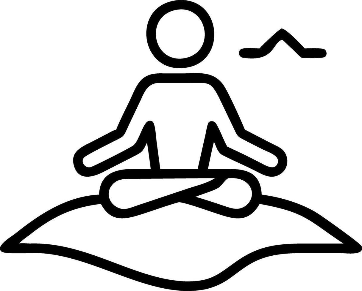 landscape and hills and tranquility vector