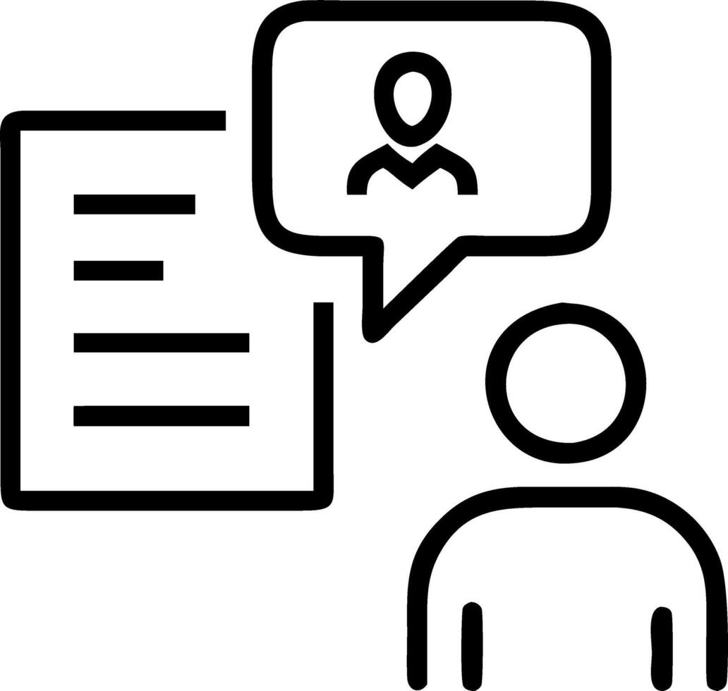 interview and skills and strategy vector
