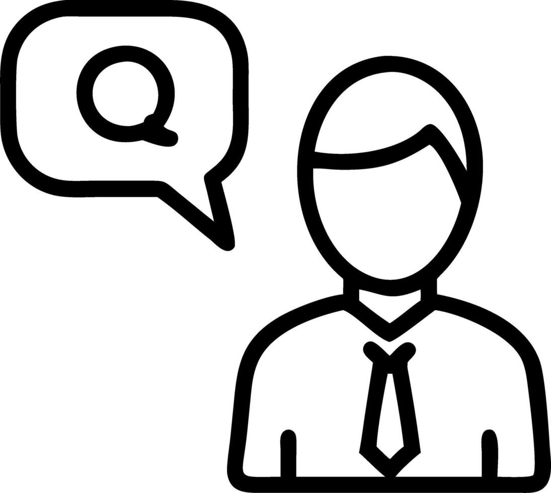 interview and skills and clarity vector
