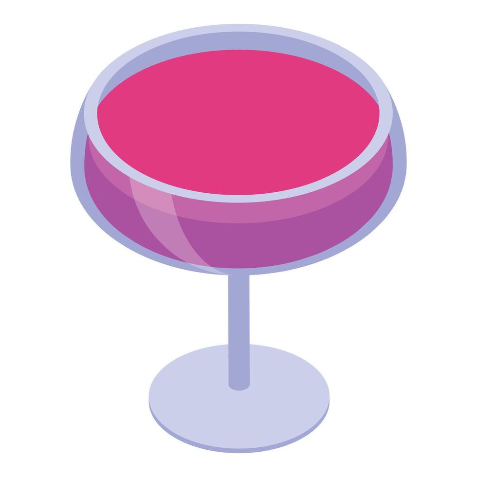 Glass of red wine showing alcohol beverage concept vector